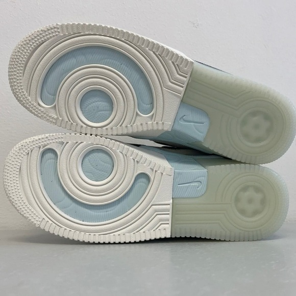 Nike Air Force 1 Mid React Sail Black Ghost Green Men's Size 9.5 - Picture 7 of 11